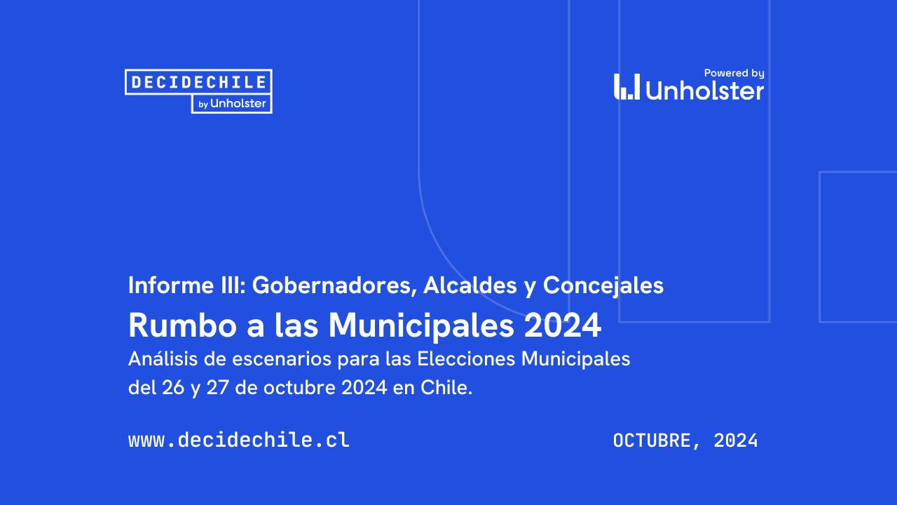 Portada Informe III Rumbo a las Municipales 2024